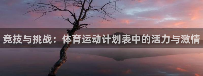 中欧体育：竞技与挑战：体育运动计划表中的活力与激情
